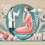 DALL·E 2024-11-17 23.00.31 - A detailed and sensitive illustration representing the topic of abortion for a website, designed in a 16_9 ratio. The image should depict a balanced a